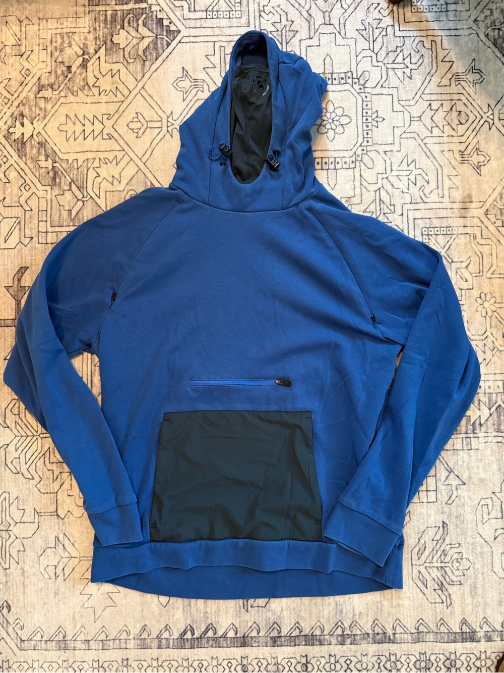 Backcountry Tricot Peak Tech Men’s Hoodie Size Large blue